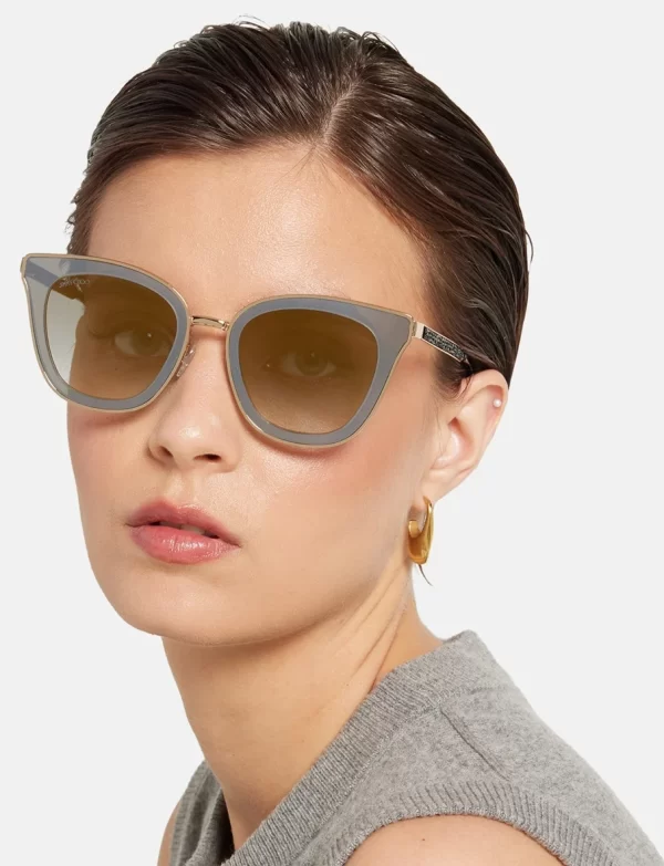 Jimmy Choo Sunglasses Gold